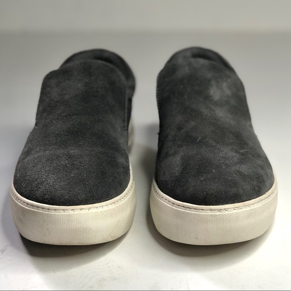 J/Slides Acer grey suede slip on platform sneakers size 8.5 - Picture 5 of 13
